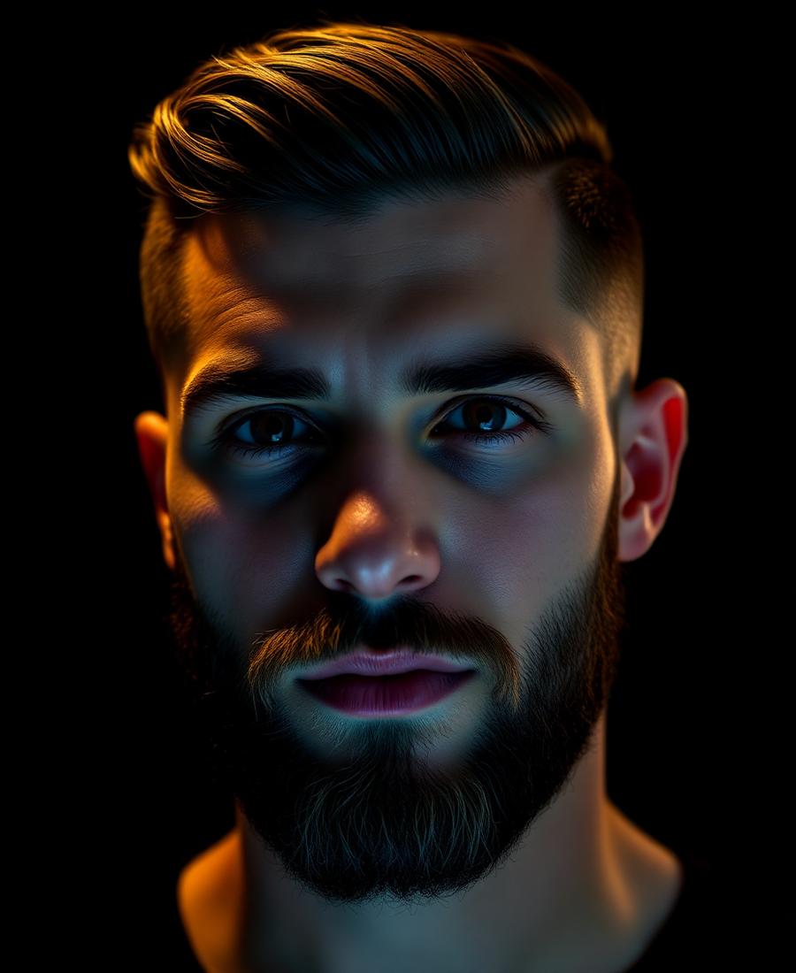 A fresh fade and beard